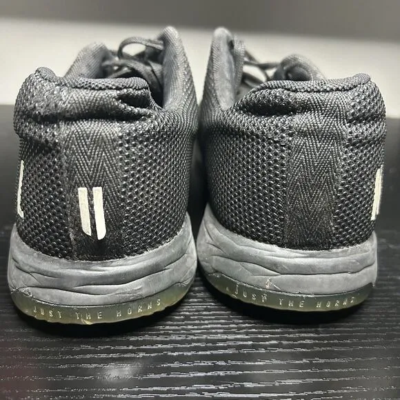 Nobull CrossFit Men’s Size 12 Black Superfabric Low Gym Shoes Sneakers