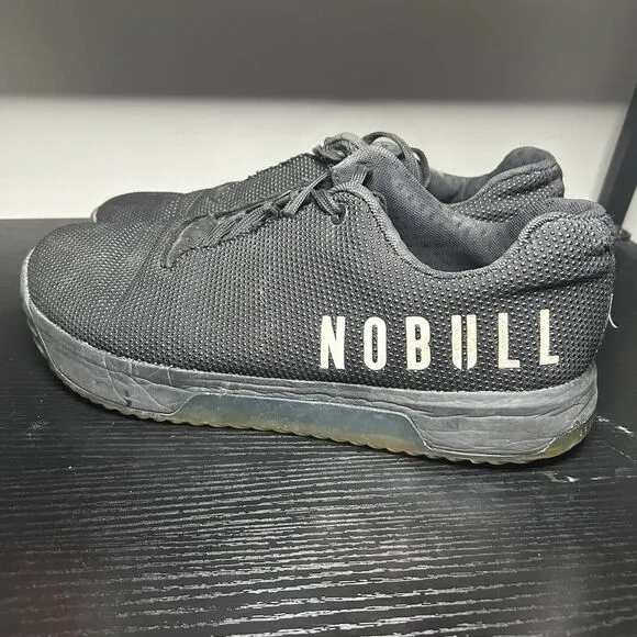 Nobull CrossFit Men’s Size 12 Black Superfabric Low Gym Shoes Sneakers