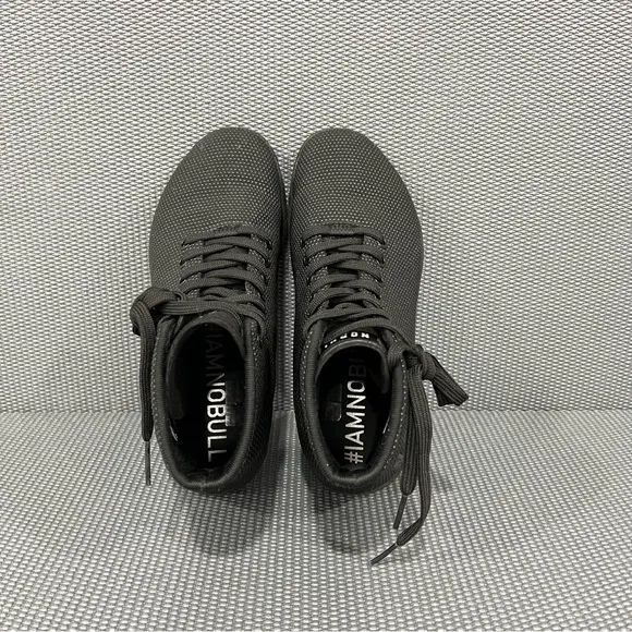 Nobull Hi‎ Top Gum Trainers Womens Sz 7.5 Weight Lifting CrossFit Shoe Black