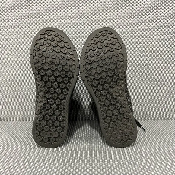 Nobull Hi‎ Top Gum Trainers Womens Sz 7.5 Weight Lifting CrossFit Shoe Black