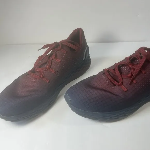 NoBull Mens Cabernet Atlantic Ripstop Runners Shoes Blue Maroon 12.5