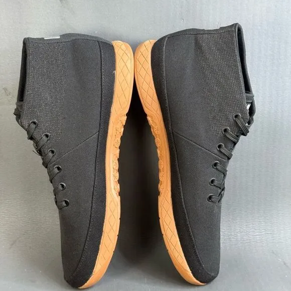 Nobull Men's Mid Canvas Trainer Black Athletic Shoes CrossFit Training size 13