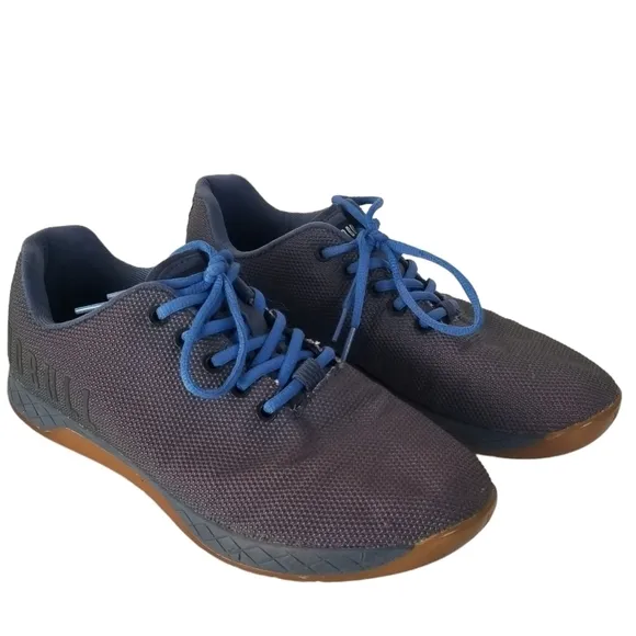 NoBull Navy Gum Outwork Training Shoes Men's 9.5 Women's 11 Athletic Active