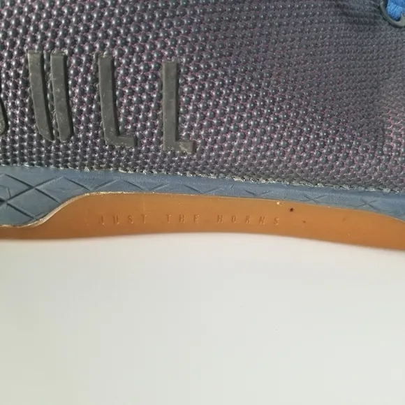 NoBull Navy Gum Outwork Training Shoes Men's 9.5 Women's 11 Athletic Active