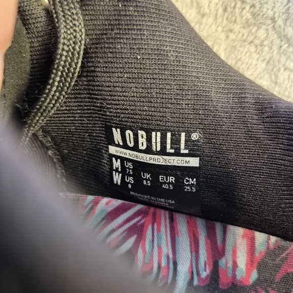 NOBULL Outwork Men's 7.5 Women's 9 Midnight Palm Training Lifting Gym Sneakers