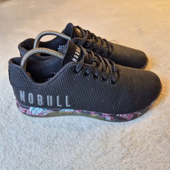 NOBULL Outwork Men's 7.5 Women's 9 Midnight Palm Training Lifting Gym Sneakers