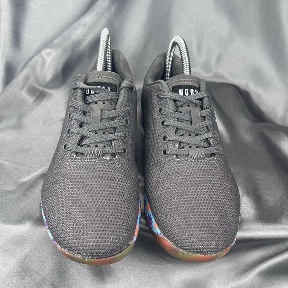 NOBULL Outwork Patchwork Trainer Shoes Men’s 6 Women’s 7.5 Gray Gum Superfabric
