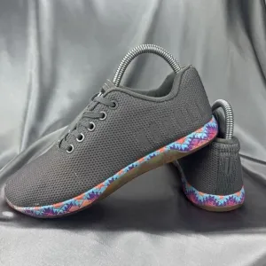 NOBULL Outwork Patchwork Trainer Shoes Men’s 6 Women’s 7.5 Gray Gum Superfabric
