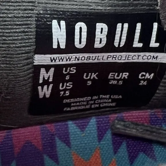 NOBULL Outwork Patchwork Trainer Shoes Men’s 6 Women’s 7.5 Gray Gum Superfabric