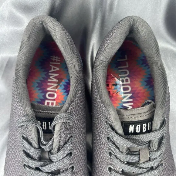NOBULL Outwork Patchwork Trainer Shoes Men’s 6 Women’s 7.5 Gray Gum Superfabric
