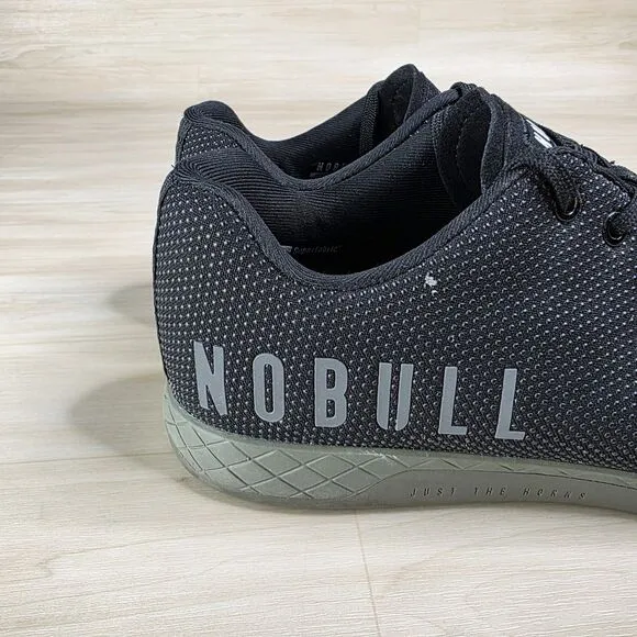 NOBULL Outwork SuperFabric Crossfit Trainer Shoes Black Men's Size 11.5 MINT