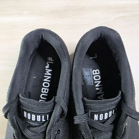 NOBULL Outwork SuperFabric Crossfit Trainer Shoes Black Men's Size 11.5 MINT
