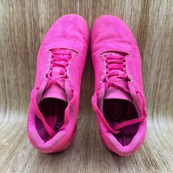 Nobull Outwork Women's Size 9 Athletic Shoes Sneakers Pink Camo Training Low Top