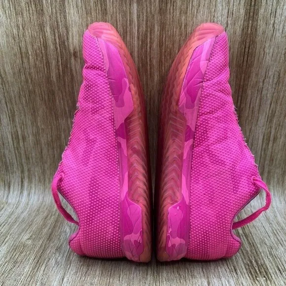Nobull Outwork Women's Size 9 Athletic Shoes Sneakers Pink Camo Training Low Top