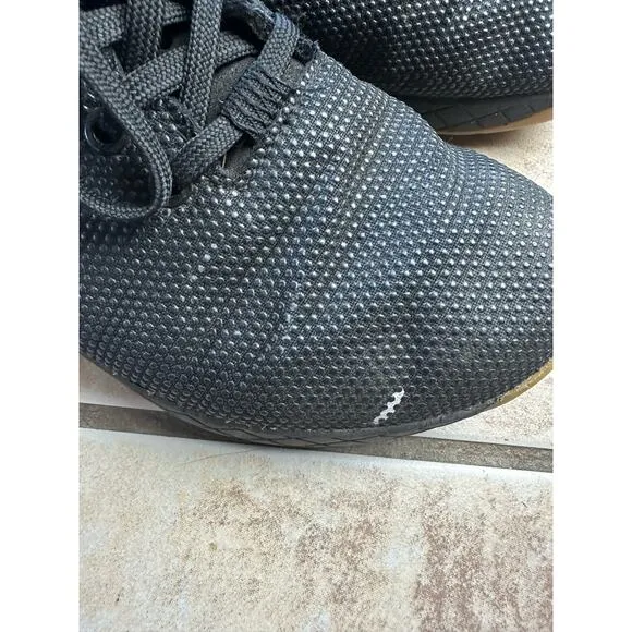 NOBULL Project Black Gum Outwork Trainer Shoes Men's 8 Women’s 9.5 Crossfit Gym