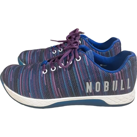 NOBULL Purple Multicolor Linear Trainer CrossFit sneakers shoes