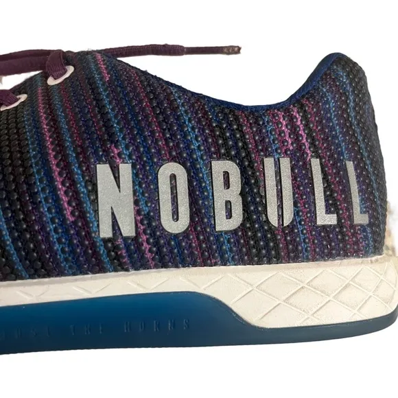 NOBULL Purple Multicolor Linear Trainer CrossFit sneakers shoes