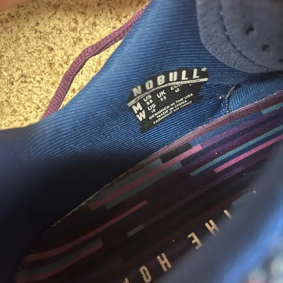 NOBULL Purple Multicolor Linear Trainer CrossFit sneakers shoes