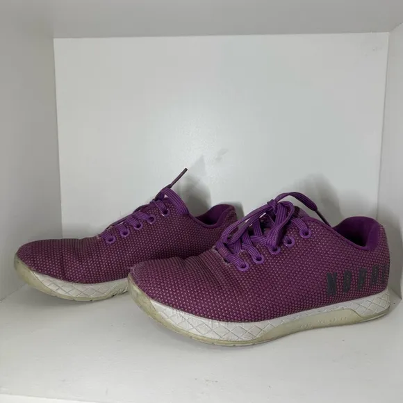 NOBULL Purple Athletic Running Crossfit Training Shoes womens size 6.5