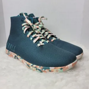 Nobull Shoes Men's  Size 15 High-Top Wild Jewel Trainer Blue Multicolor Sneaker
