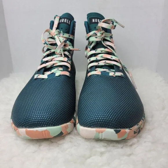 Nobull Shoes Men's  Size 15 High-Top Wild Jewel Trainer Blue Multicolor Sneaker