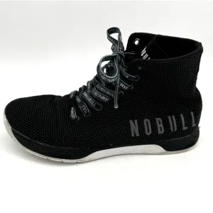 NoBull Super Fabric High Top Black Trainers Shoes Womens Size 7.5 Mens Size 6