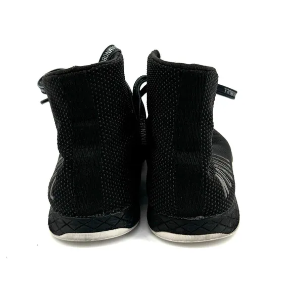 NoBull Super Fabric High Top Black Trainers Shoes Womens Size 7.5 Mens Size 6