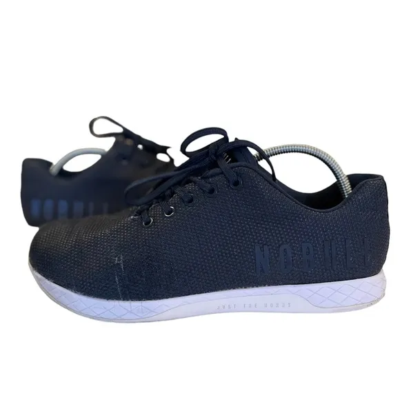 NOBULL Superfabric crossfit trainer Blue Sneaker Shoes Mens Size 10.5 Unisex