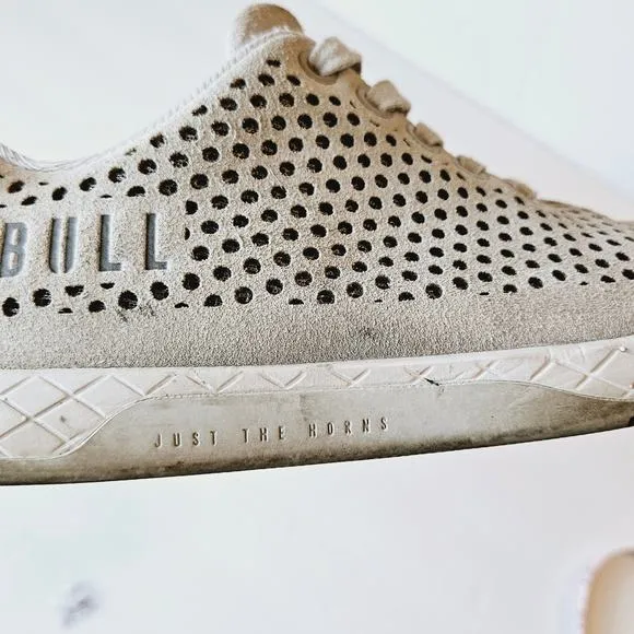 Nobull Trainers Gray Perforated Suede Crossfit Shoes Men's Sz 4.5  Women's 6