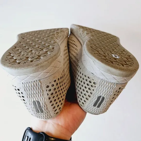 Nobull Trainers Gray Perforated Suede Crossfit Shoes Men's Sz 4.5  Women's 6