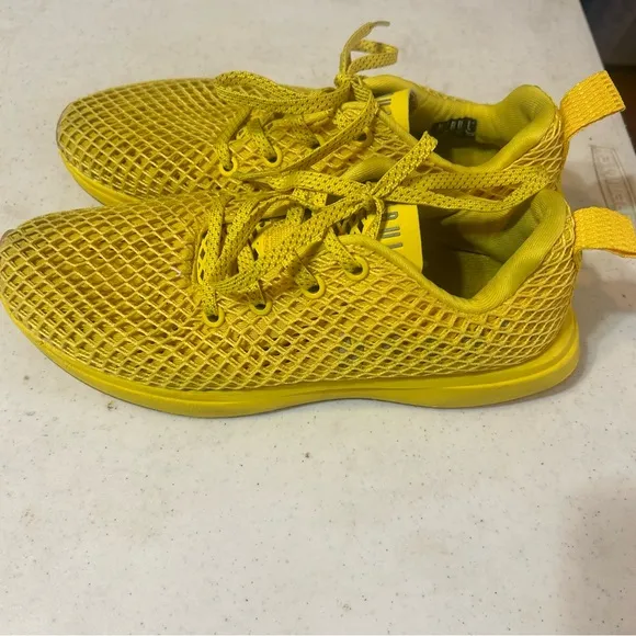 Nobull Unisex Yellow Diamond Running Shoes Trainer Gym CrossFit Size 8 W/ 6.5 M