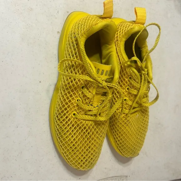 Nobull Unisex Yellow Diamond Running Shoes Trainer Gym CrossFit Size 8 W/ 6.5 M