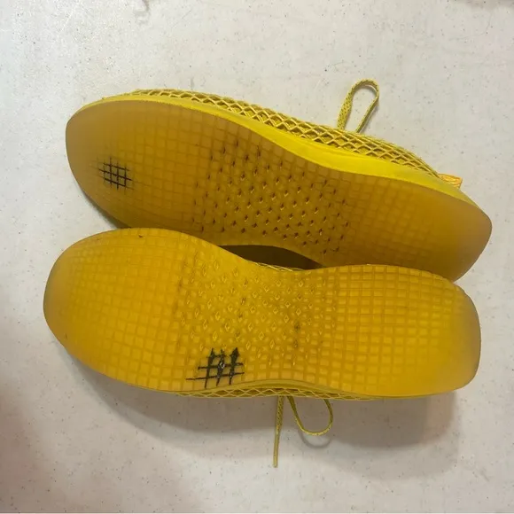 Nobull Unisex Yellow Diamond Running Shoes Trainer Gym CrossFit Size 8 W/ 6.5 M