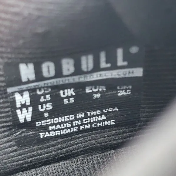 Nobull Unisex M6.5/W8 Gray Comfort Superfabric Sneaker Trainer Athletic Shoes