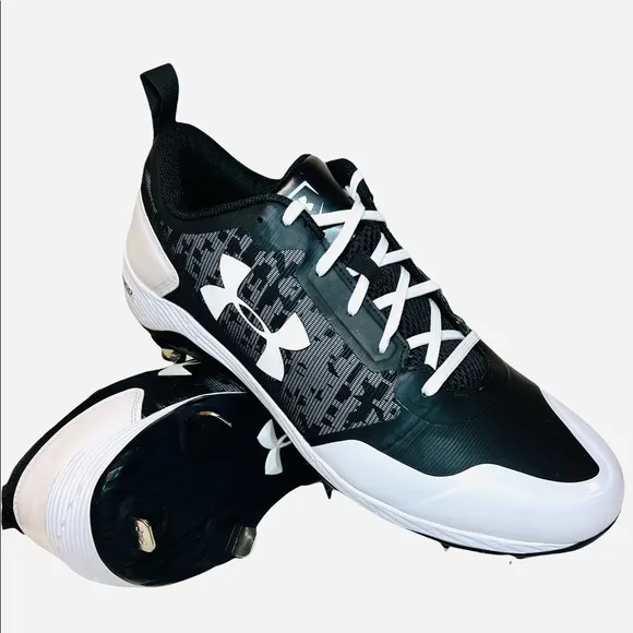 NWB Under Armour Shoes Cleats 1279233-011 Authentic Collection Mens Size 13