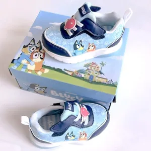 NWBox Kids Bluey Velcro Tennis Shoes, Floor Sample