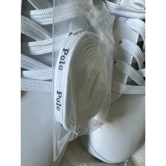 NWOB Polo Ralph Lauren MEN'S SHOES 14 HRT CT II-SNEAKERS 100% leather