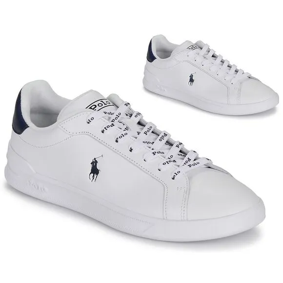 NWOB Polo Ralph Lauren MEN'S SHOES 14 HRT CT II-SNEAKERS 100% leather