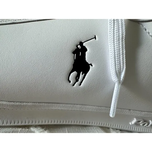 NWOB Polo Ralph Lauren MEN'S SHOES 14 HRT CT II-SNEAKERS 100% leather