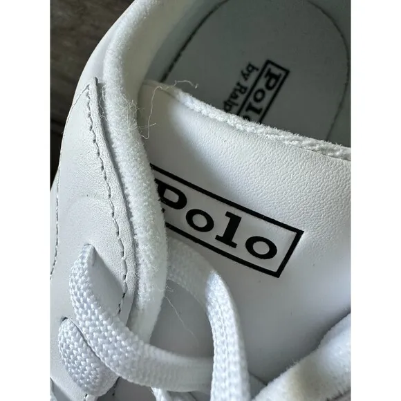 NWOB Polo Ralph Lauren MEN'S SHOES 14 HRT CT II-SNEAKERS 100% leather
