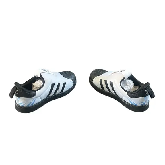 NWOT Adidas X Marvel Superstar 360 Black Panther Kids Shoes