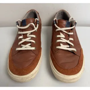 NWOT Cole Haan Men's Size 8.5 Grand OS Brown Leather Tennis Sneakers