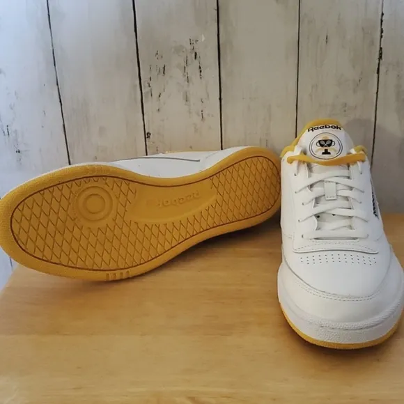 NWOT REEBOK LIMITED EDITION- Club C 85 Shoes - Fierce Gold / White