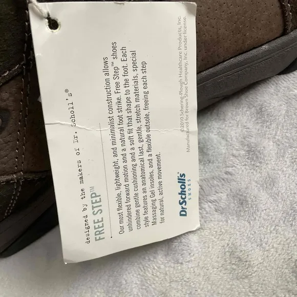 NWT Dr Scholl's Brown Suede Lace Up Technology Outdoor Shoes Men's 13M