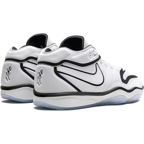 NWT NIKE Mens G.T. Hustle 2 Basketball Shoes ,White/Black-Size 12