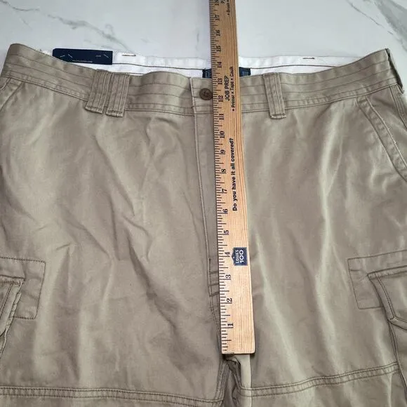 NWT Polo Ralph Lauren Cargo Shorts Tan Size 42 Tall (40) Inseam 11&quot; Retail $110