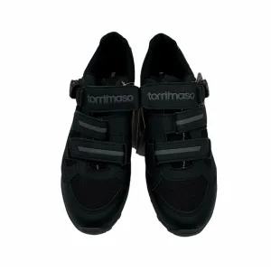 NWT TOMMASO Vertice 200 Men's Black Cycling Shoes Size: 10.5 (No Box)