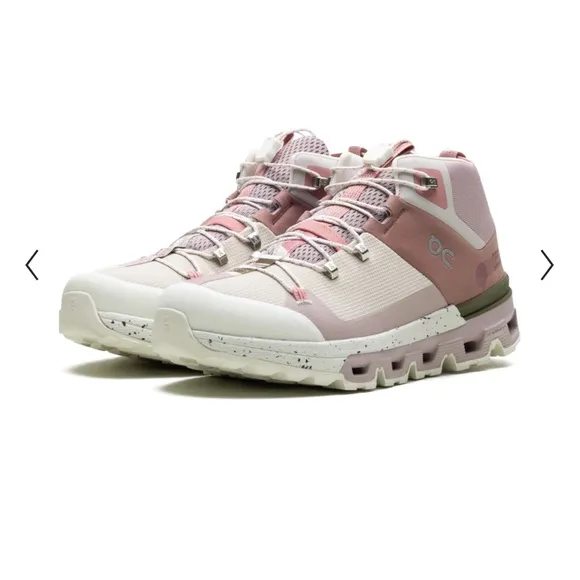 ON Cloud Cloudtrax Hiking Boots Shoes Rose Ivory Women’s Size 9.5 NEW