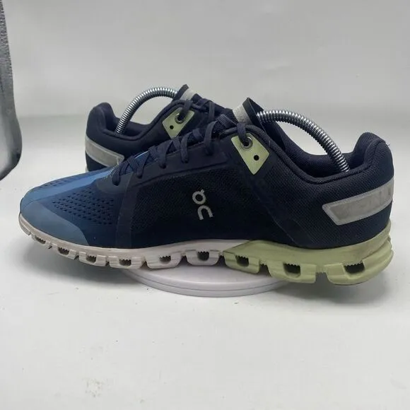 On Cloud Shoes Men Size 10 Running Blue Sneakers Lightweight Outdoor Road 3828