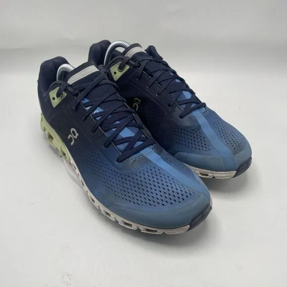 On Cloud Shoes Men Size 10 Running Blue Sneakers Lightweight Outdoor Road 3828